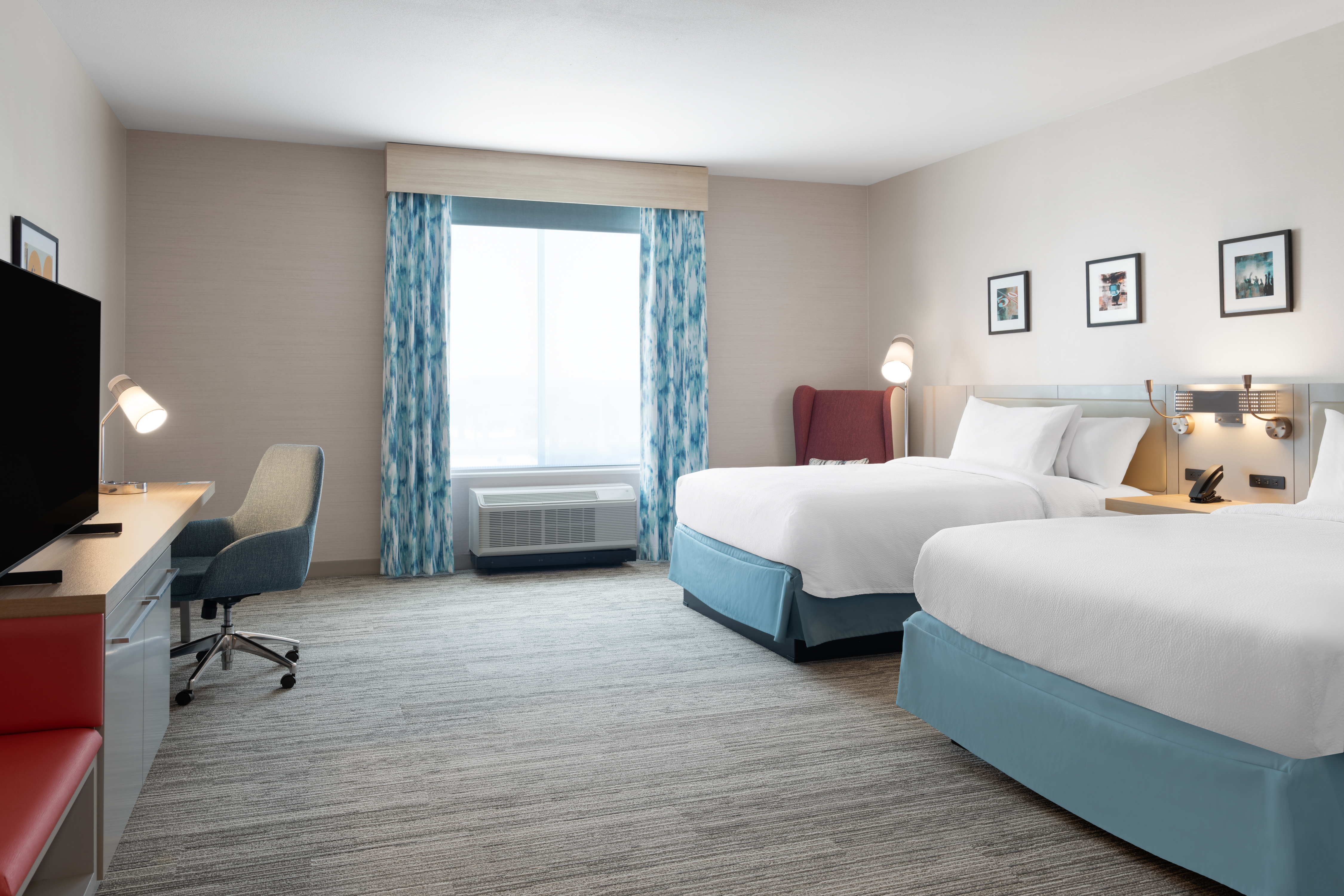 卧室 2 张大床