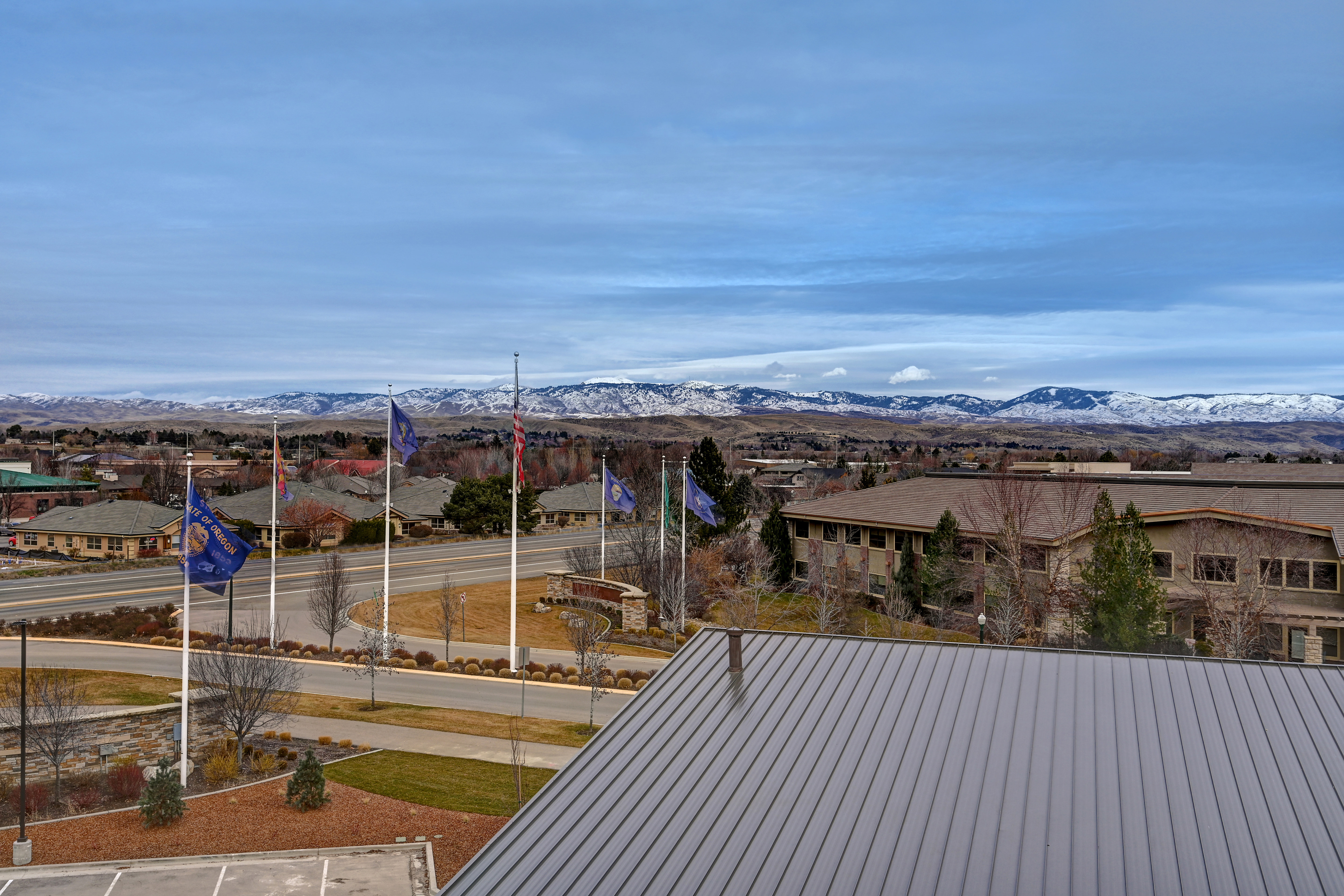 mountain view from balcony