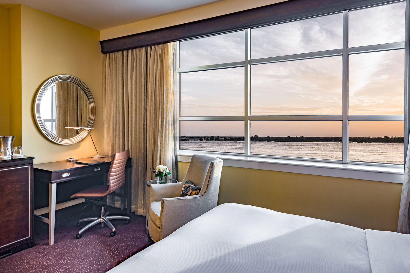 View of river from room