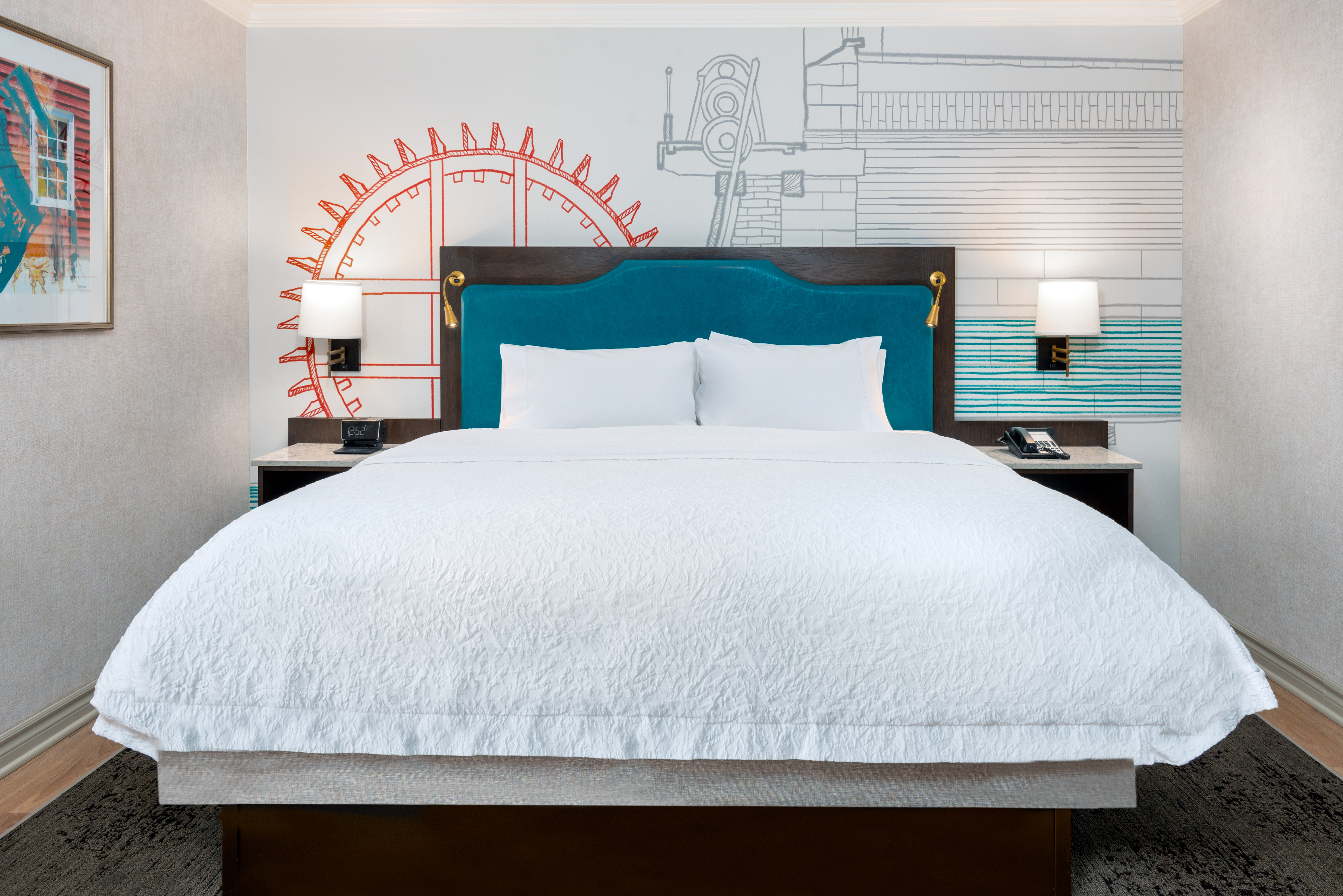 king bed