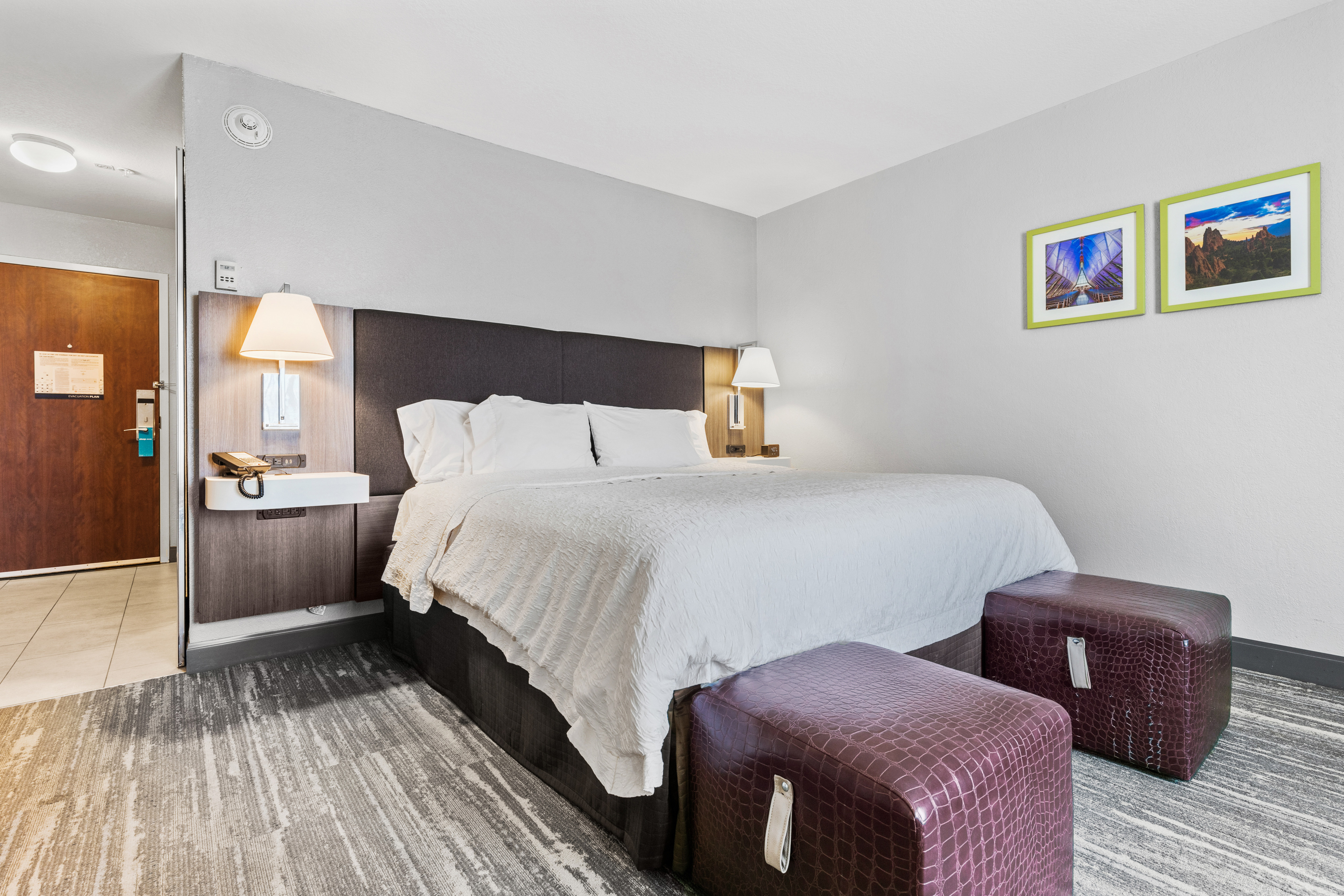 king bed