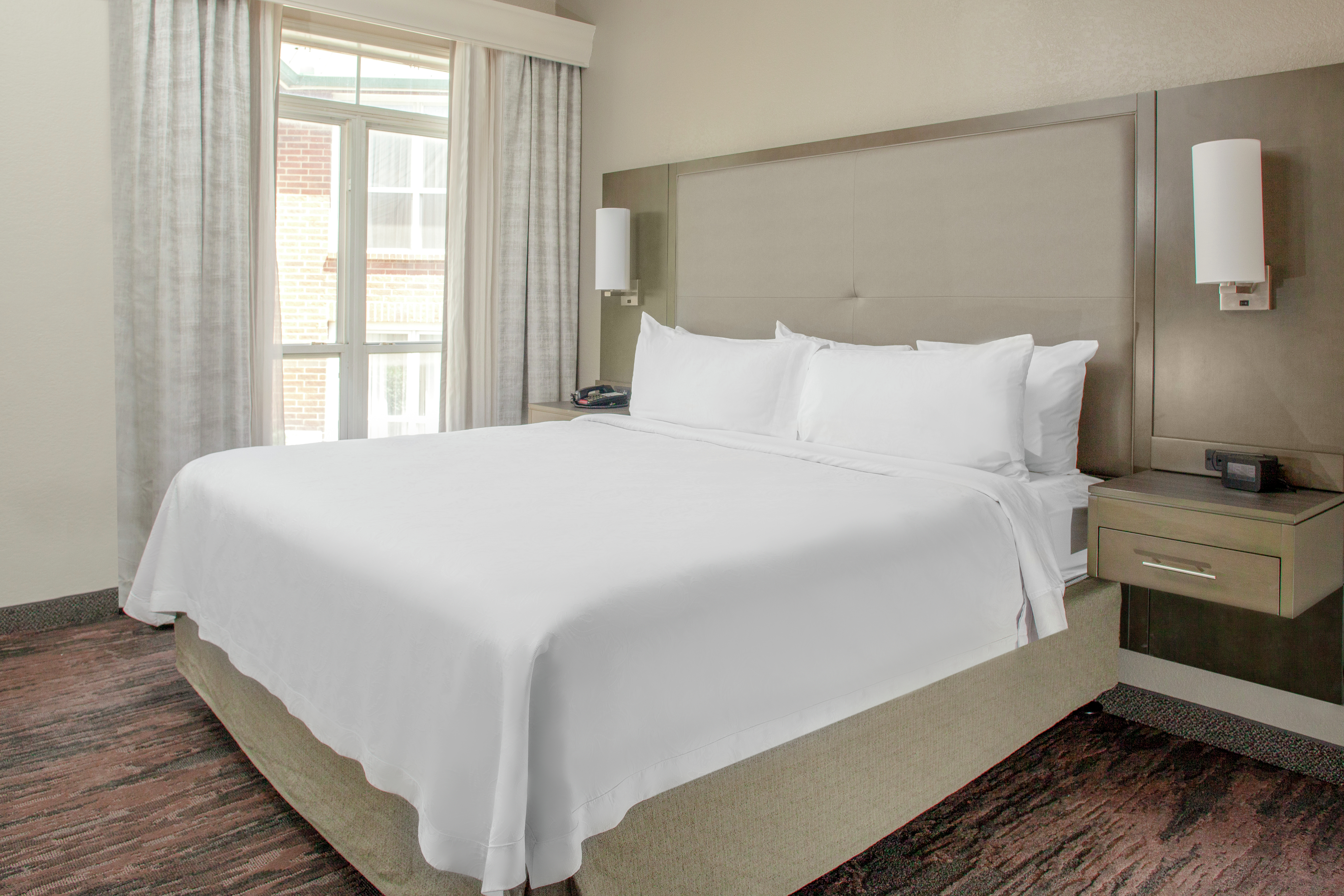 One King sized Bed Guest Bedroom