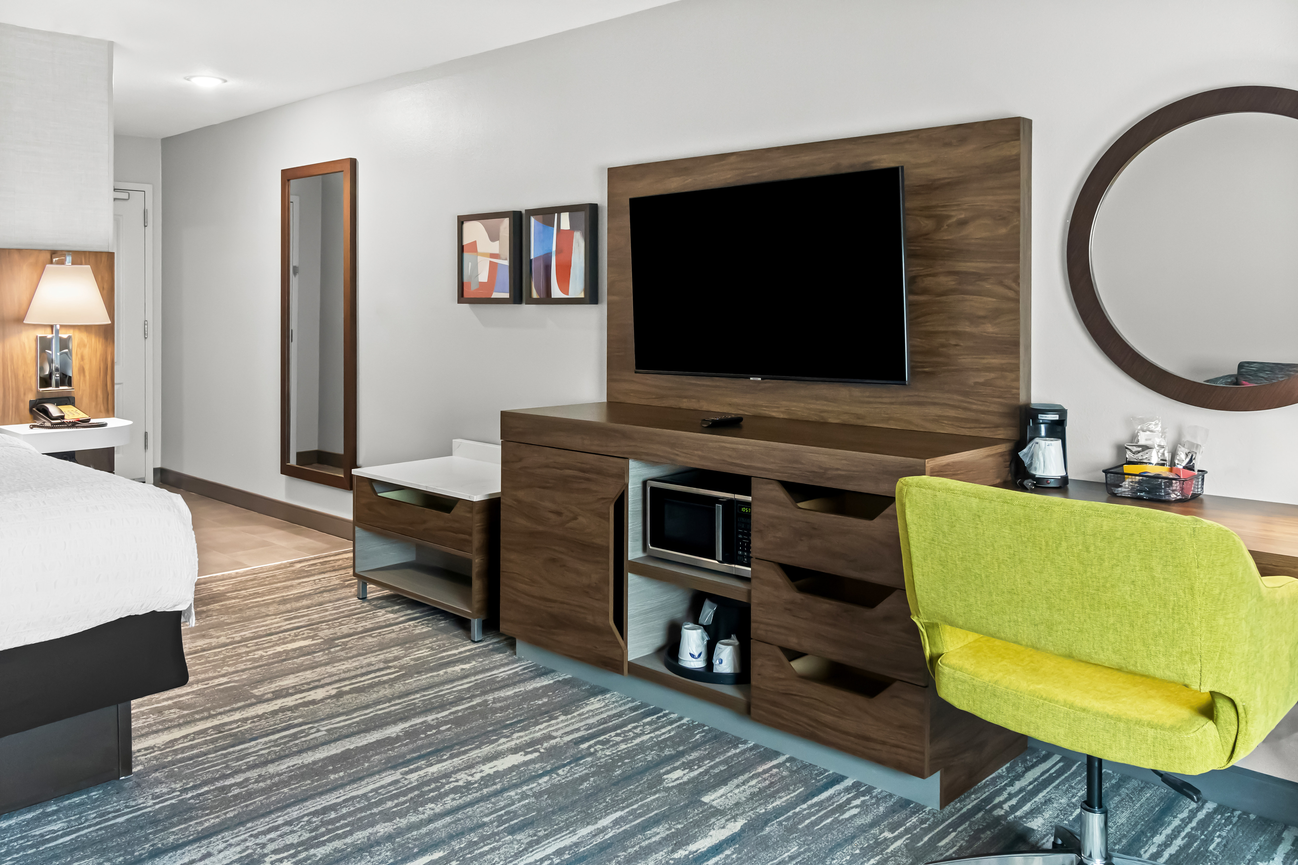 bedroom tv area