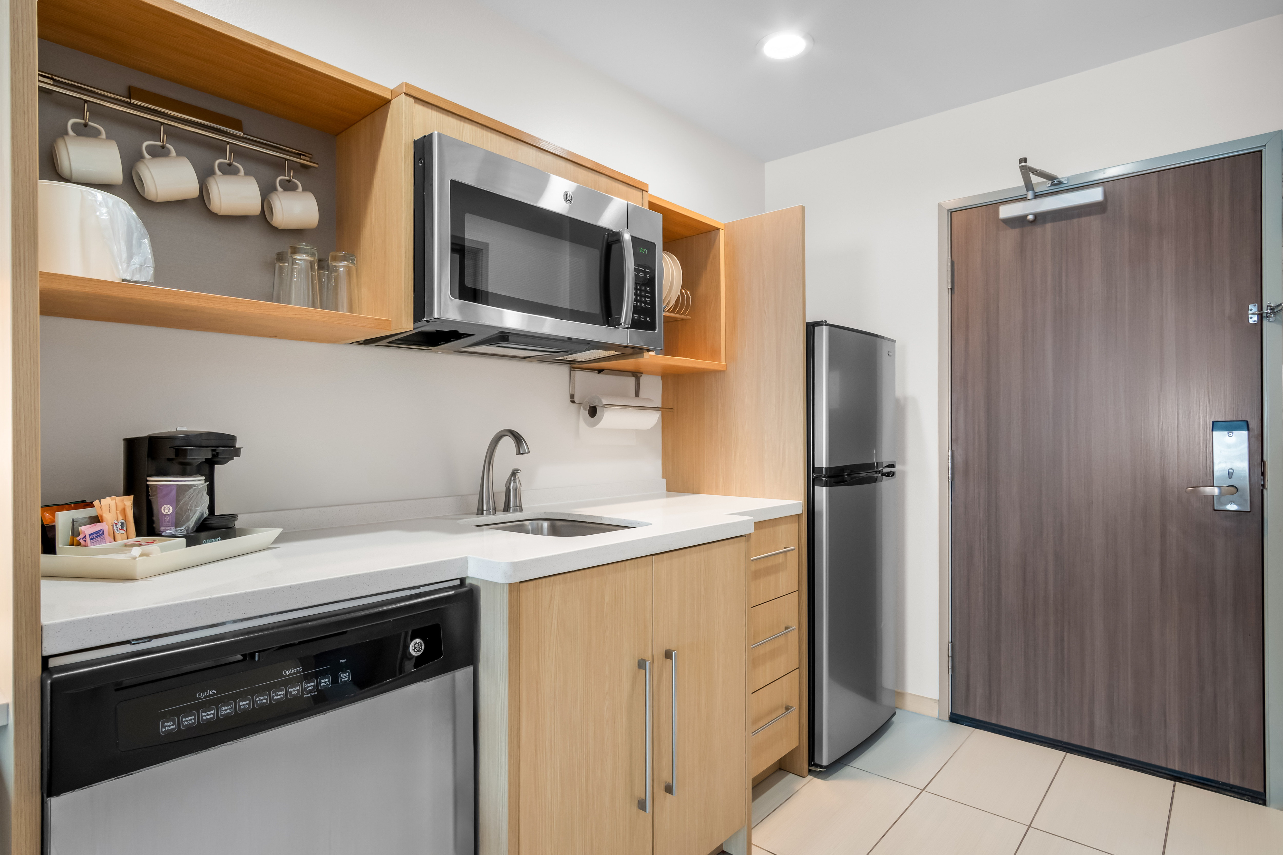 guest bedroom with kitchen