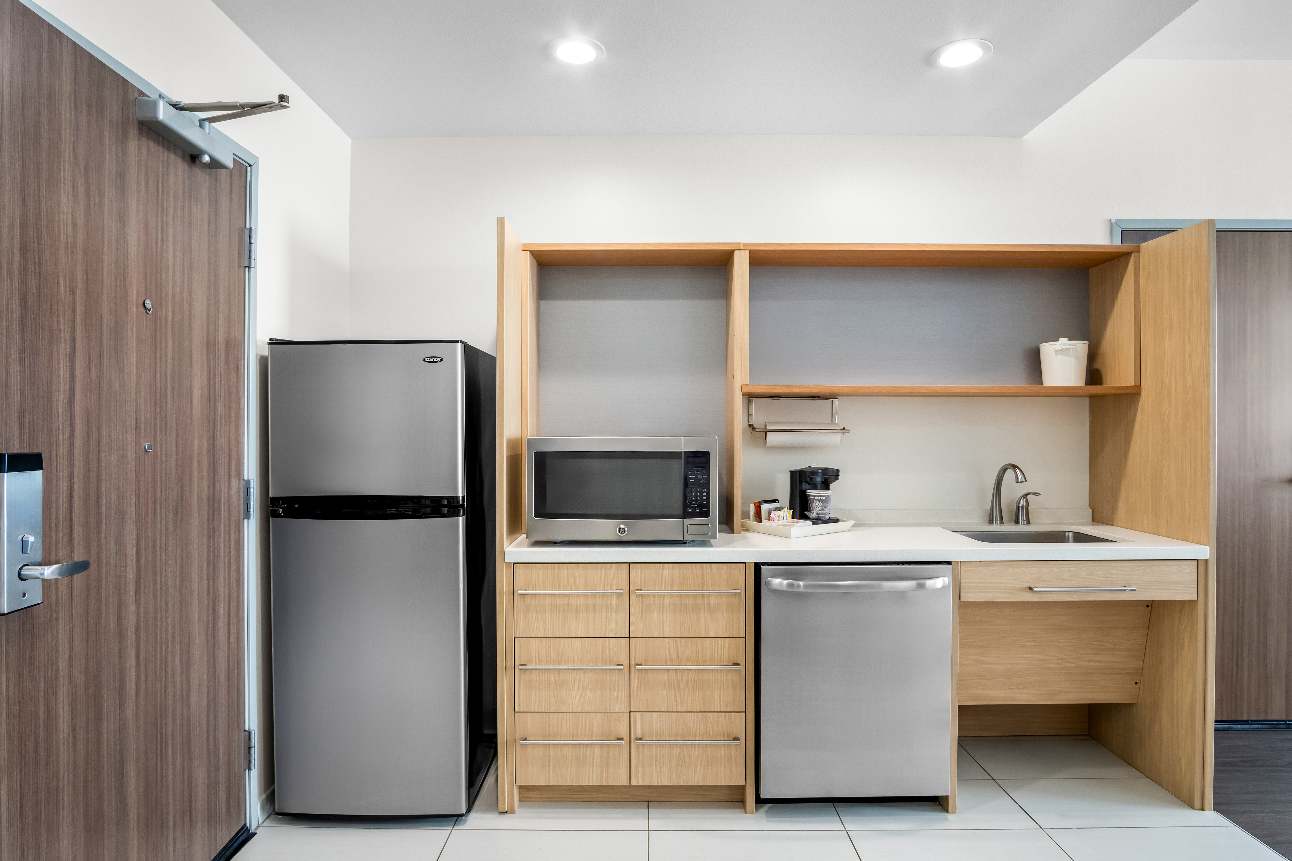 accessible suite with kitchen area