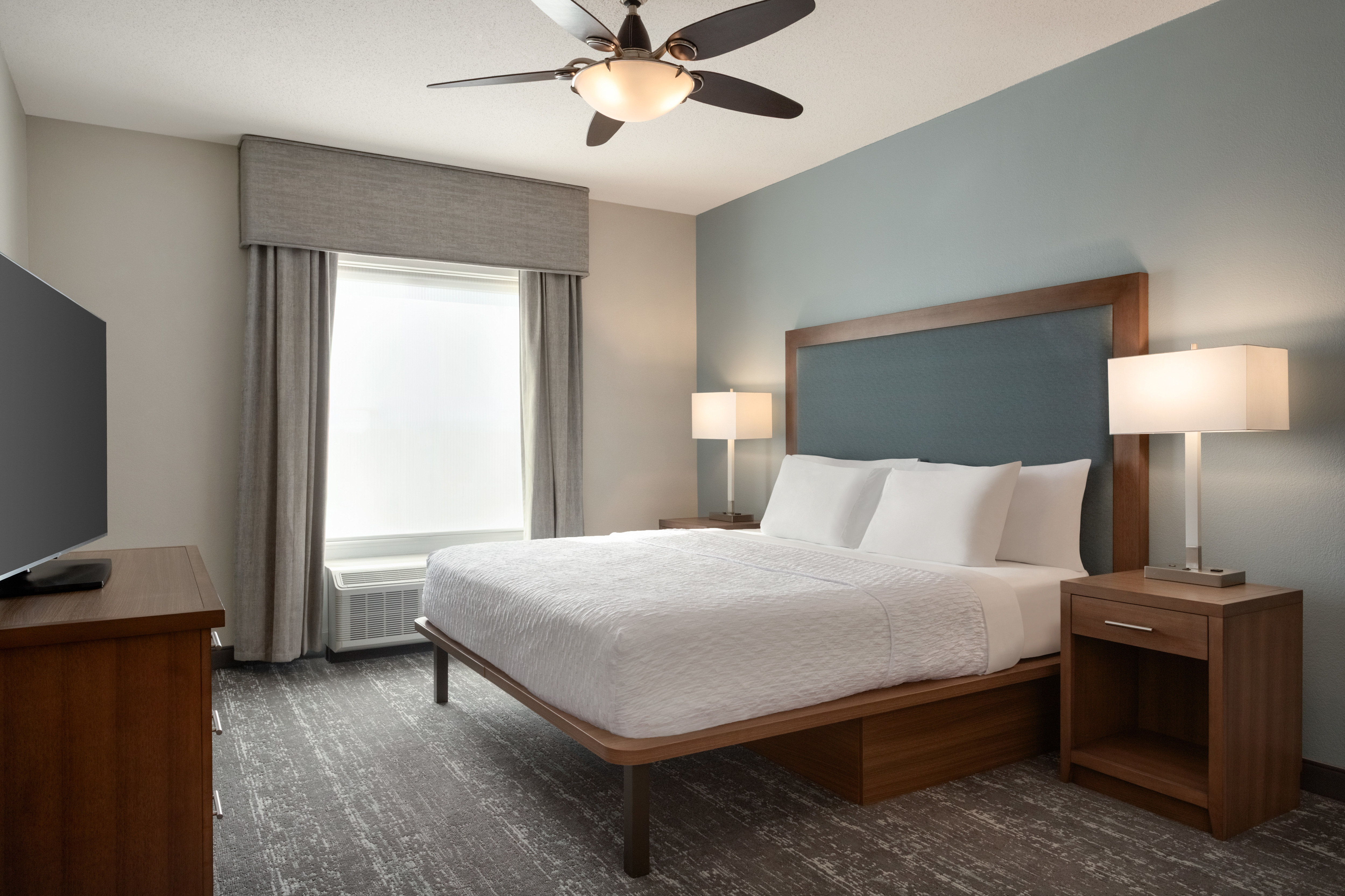 Stunning suite bedroom with a king bed 