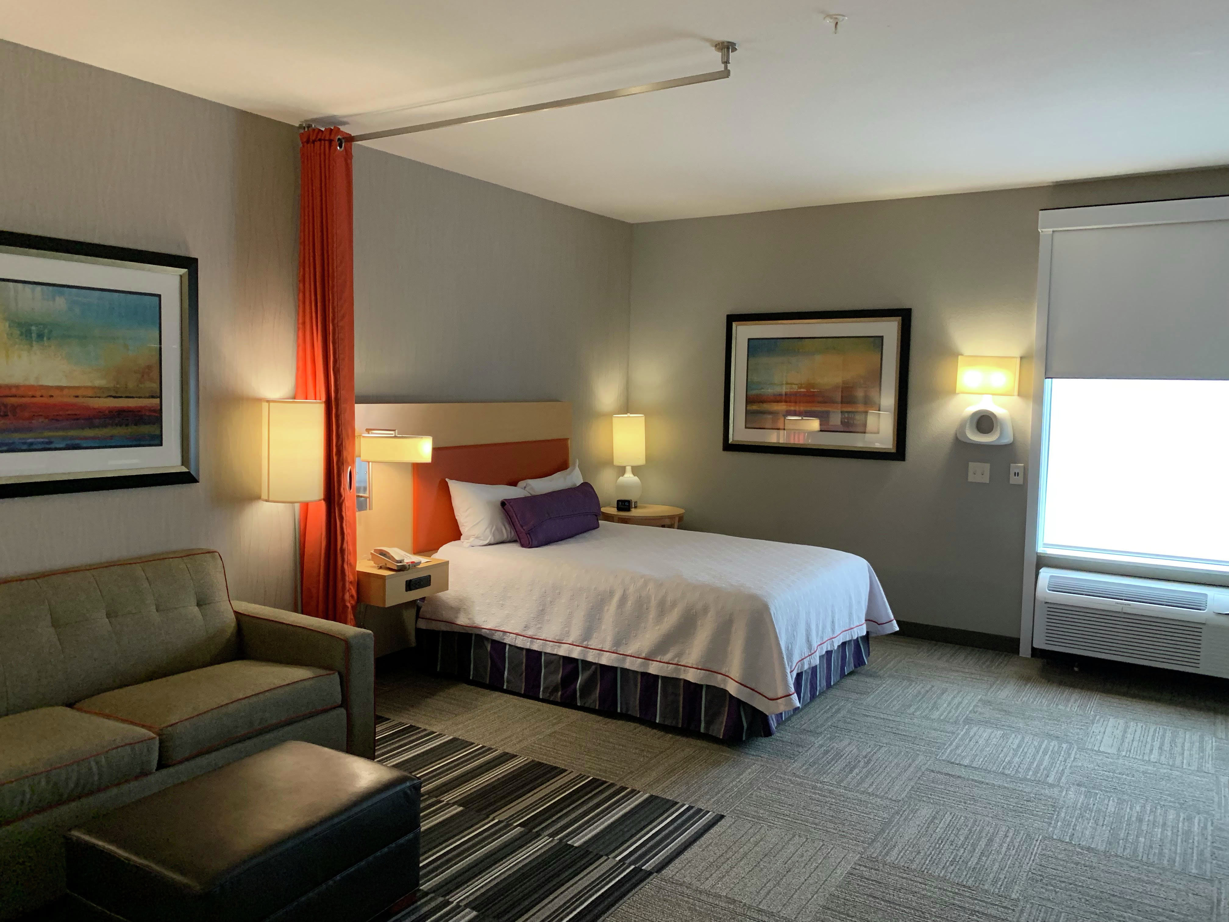 Accessible Guest Room with Queen Bed and Sofa