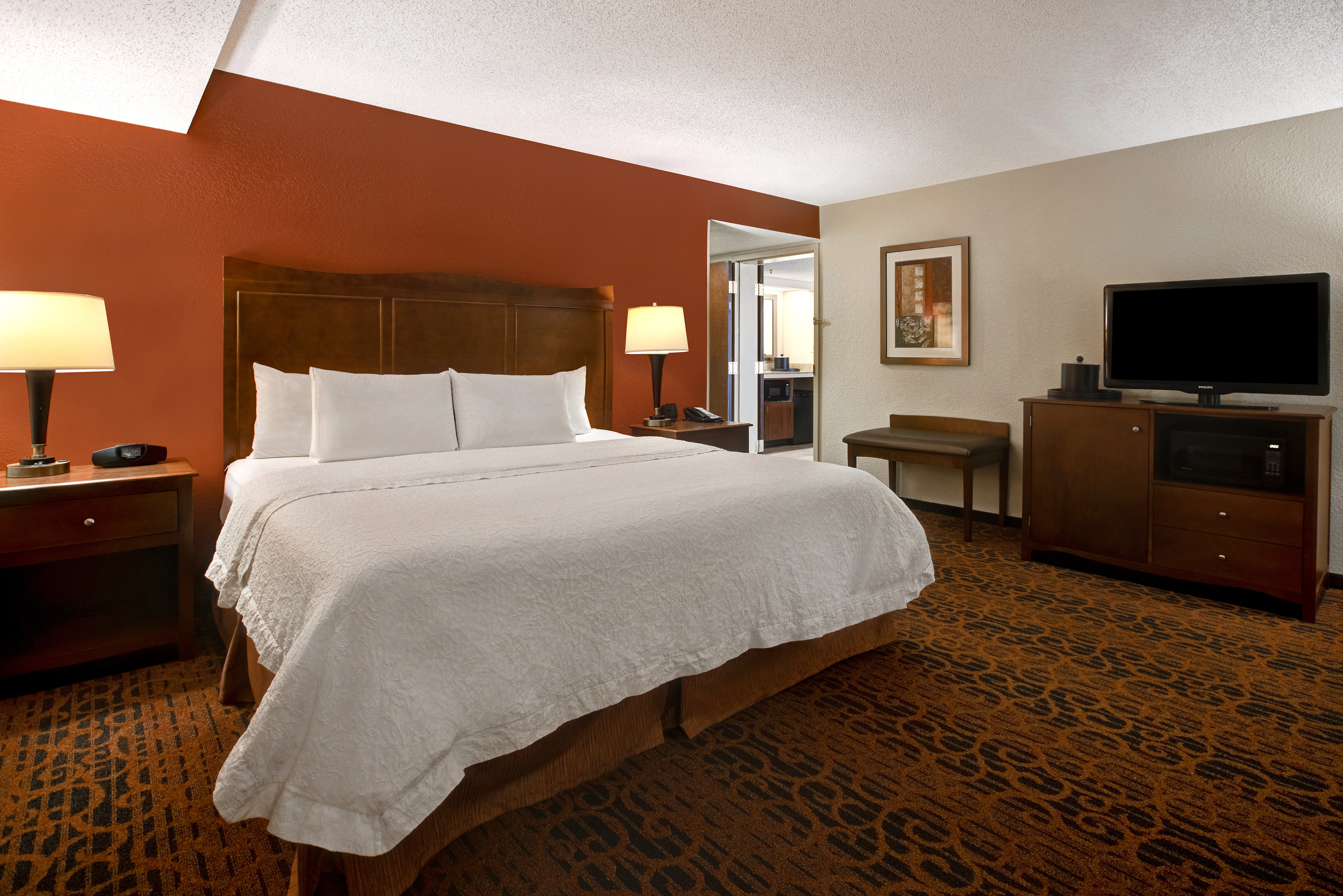 Guest Room, 1 King Bed, TV
