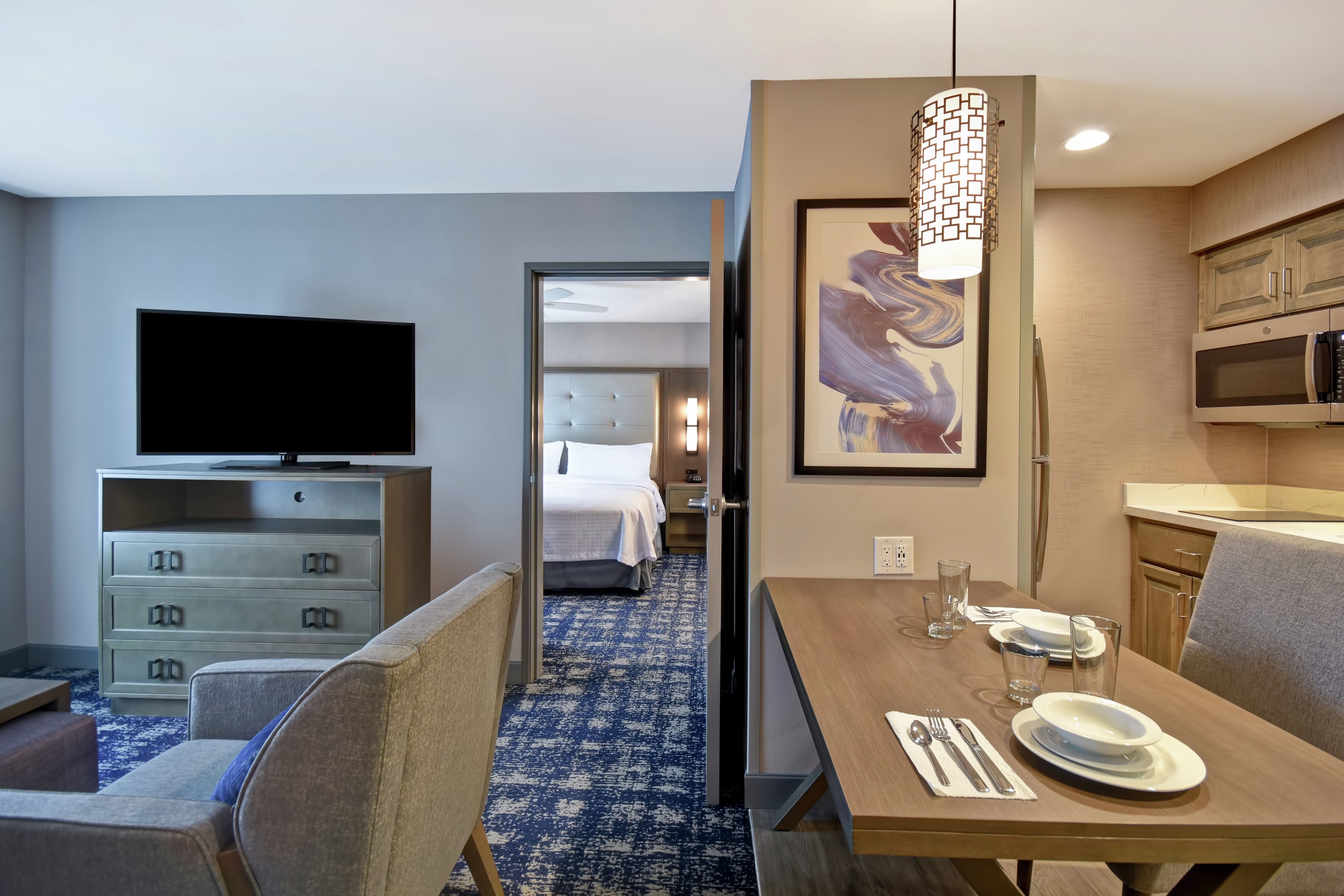 Guestroom With Kitchen And Lounge Area
