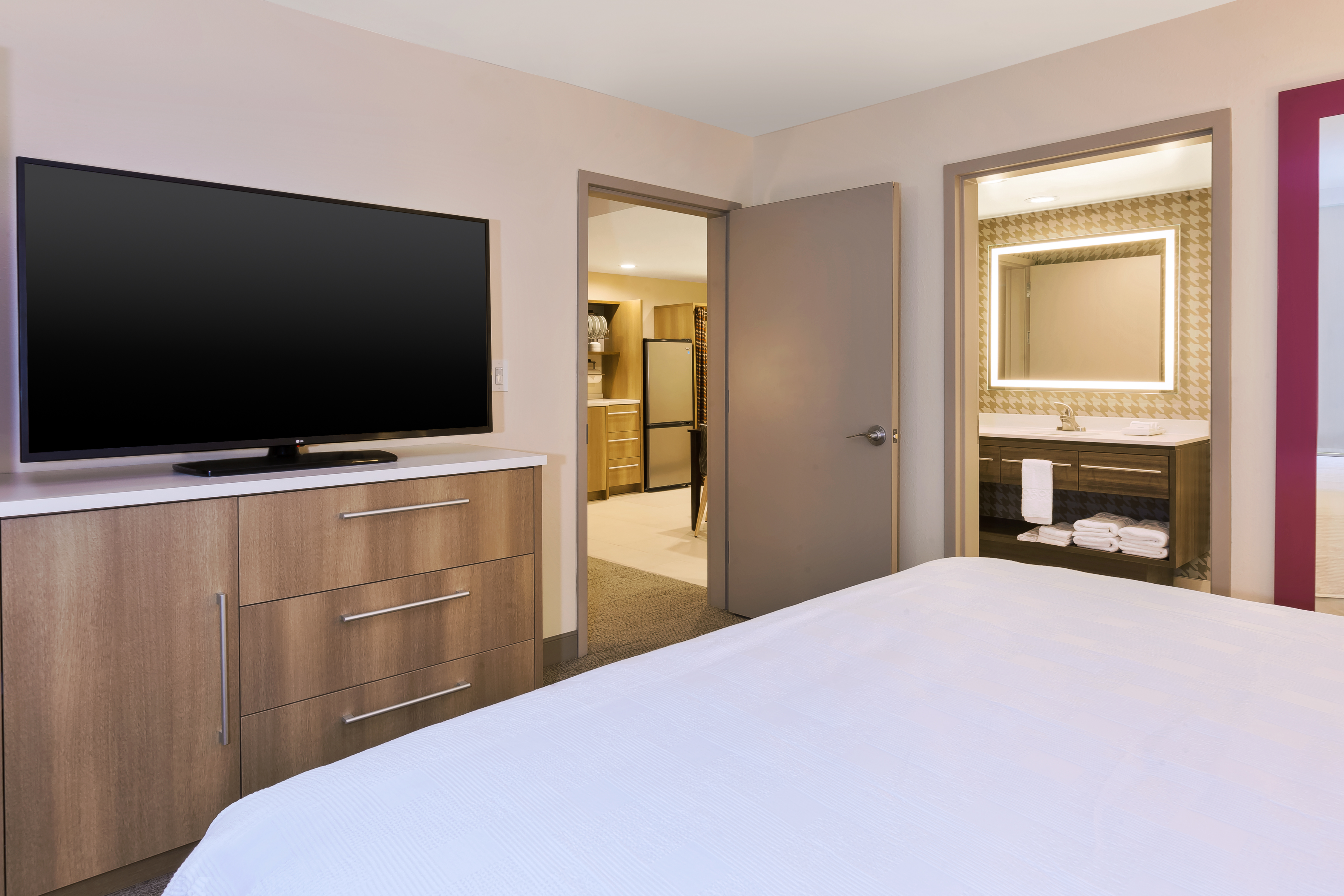 One bedroom suite with king bed