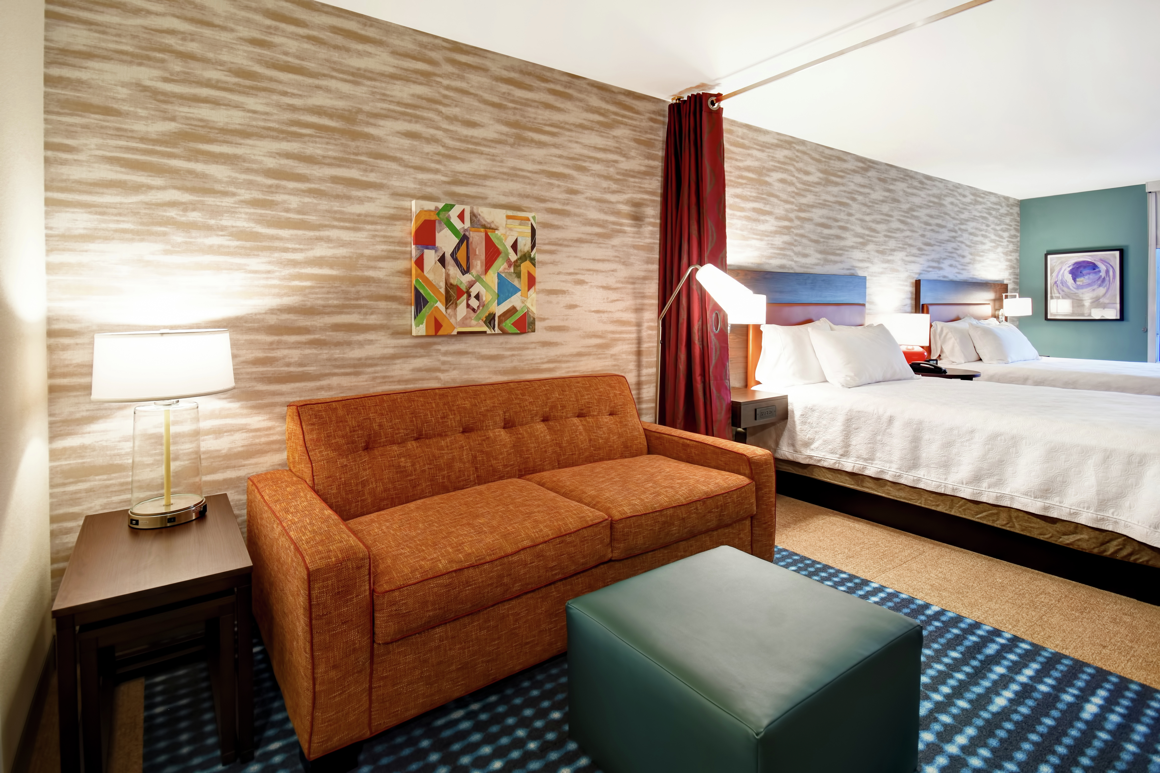 Two Queen Studio Suite with Sofa