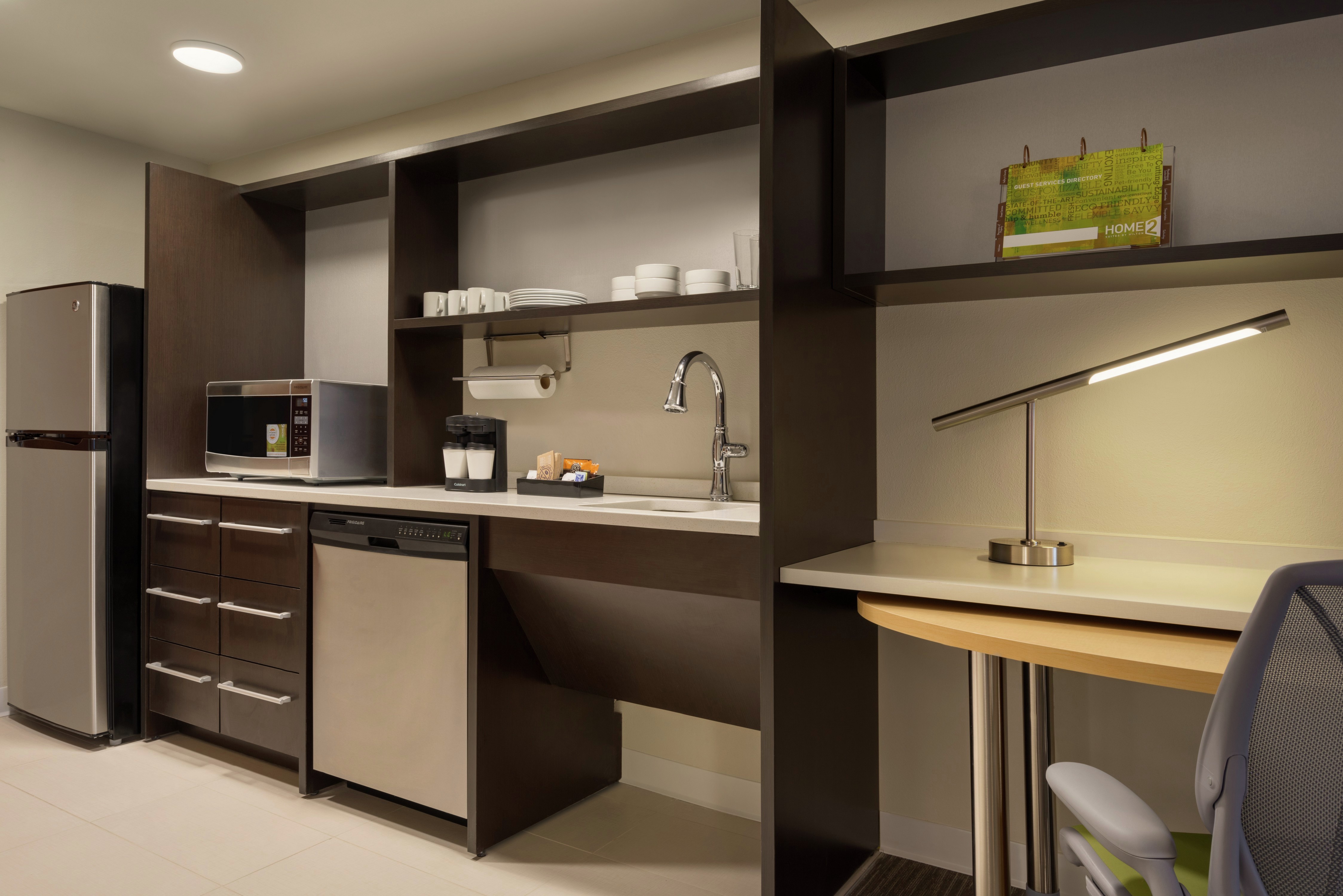 Two Queen Bed Accessible Studio Suite Kitchen