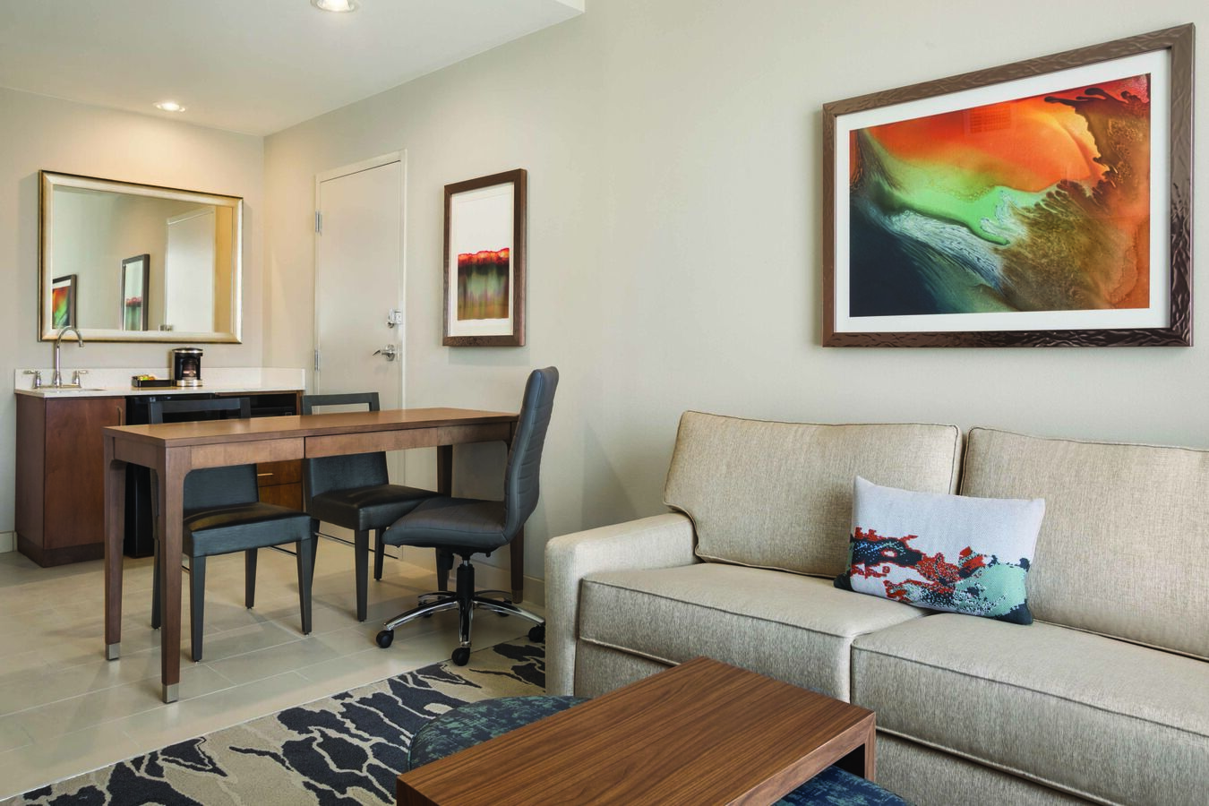 Accessible Queen Suite Living Room
