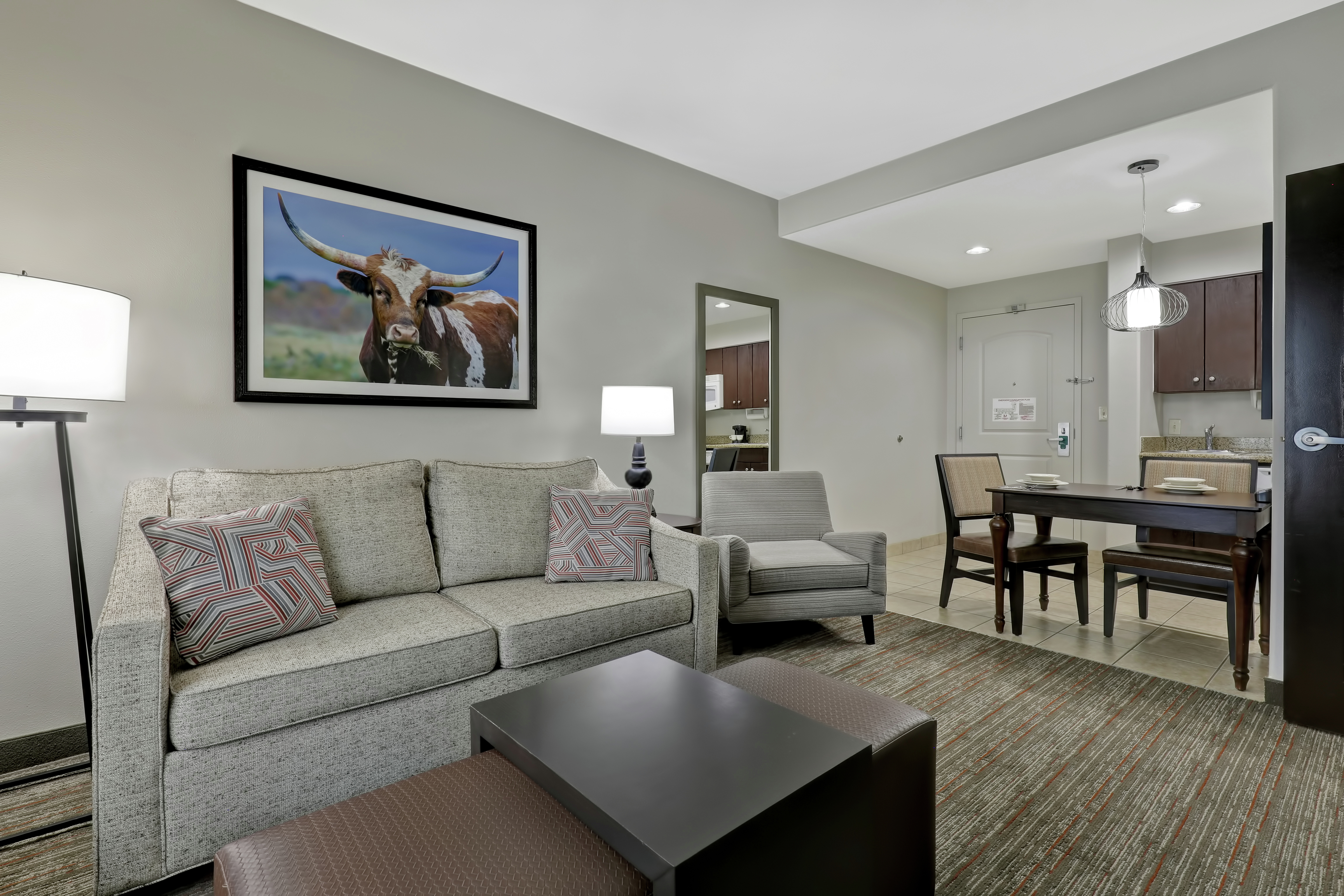 Suite Kitchen And Lounge Area