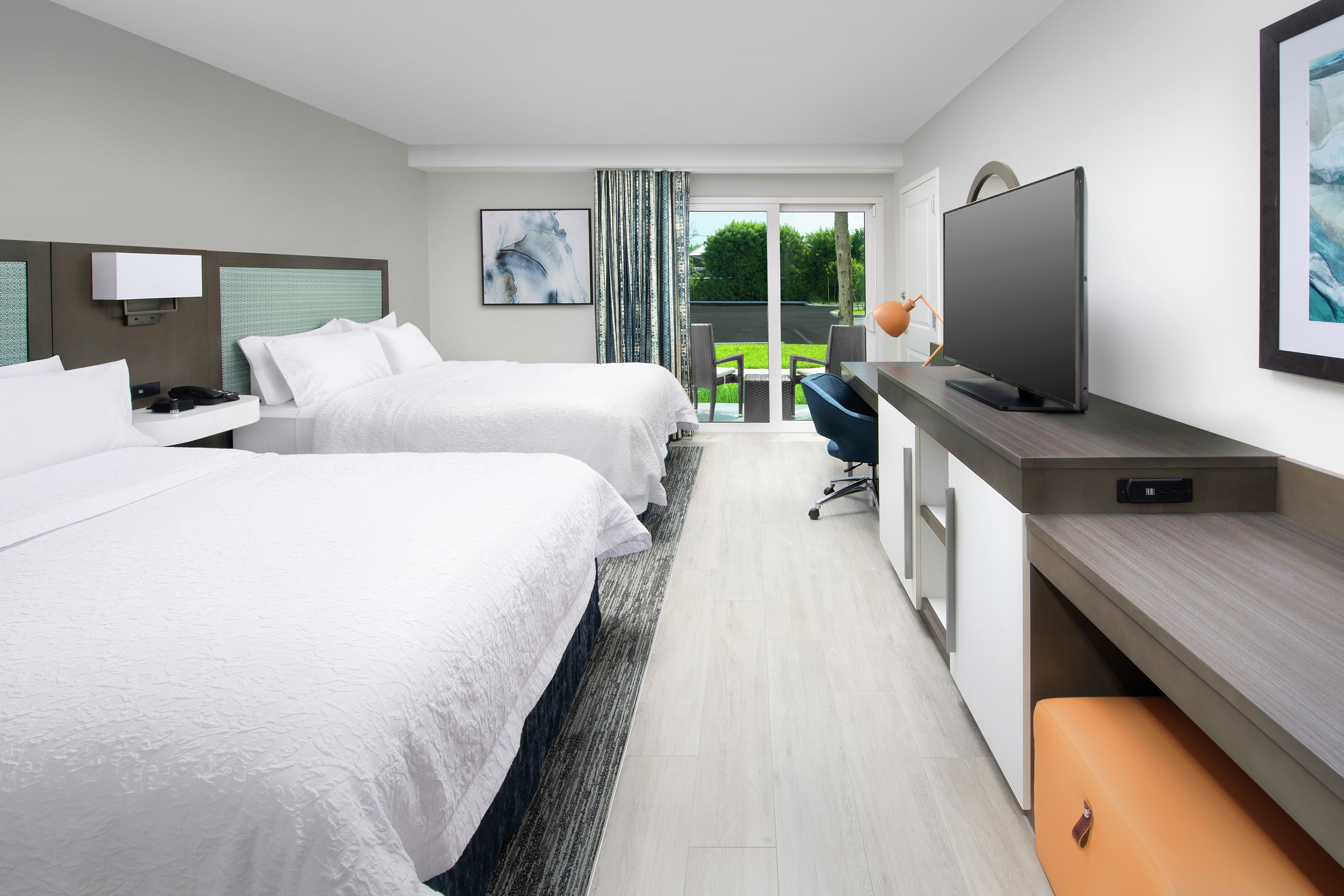 Double Queen Guest Room with Patio