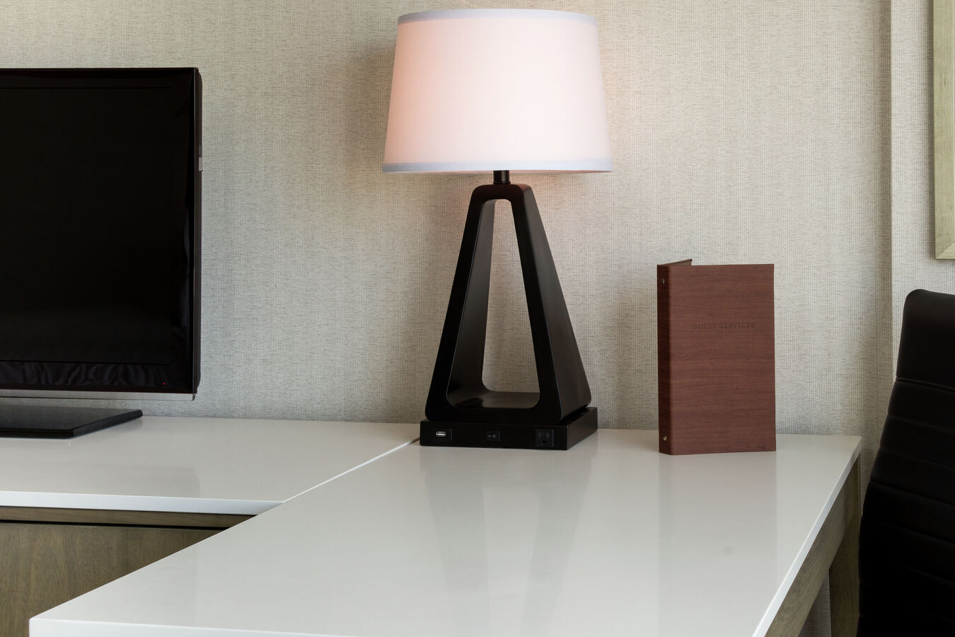 Workstation with usb & power outlets