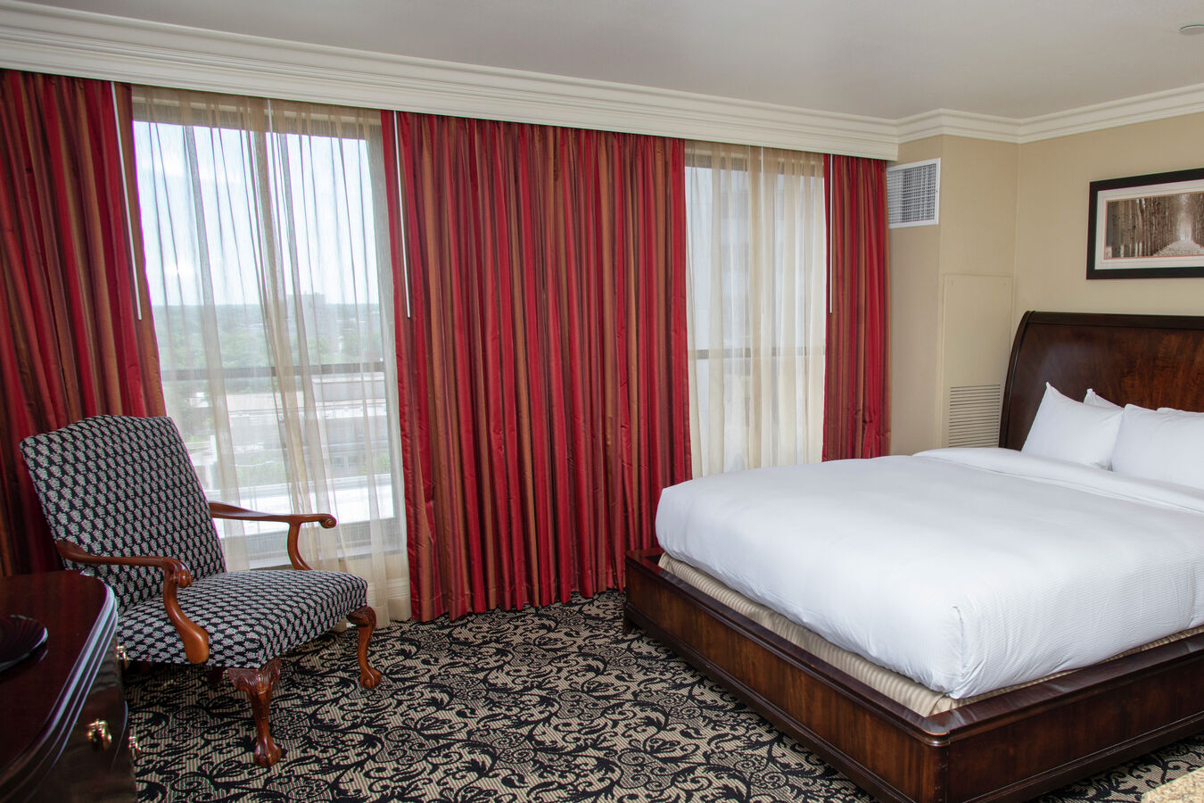Guest Suite Bedroom with King sized Bed